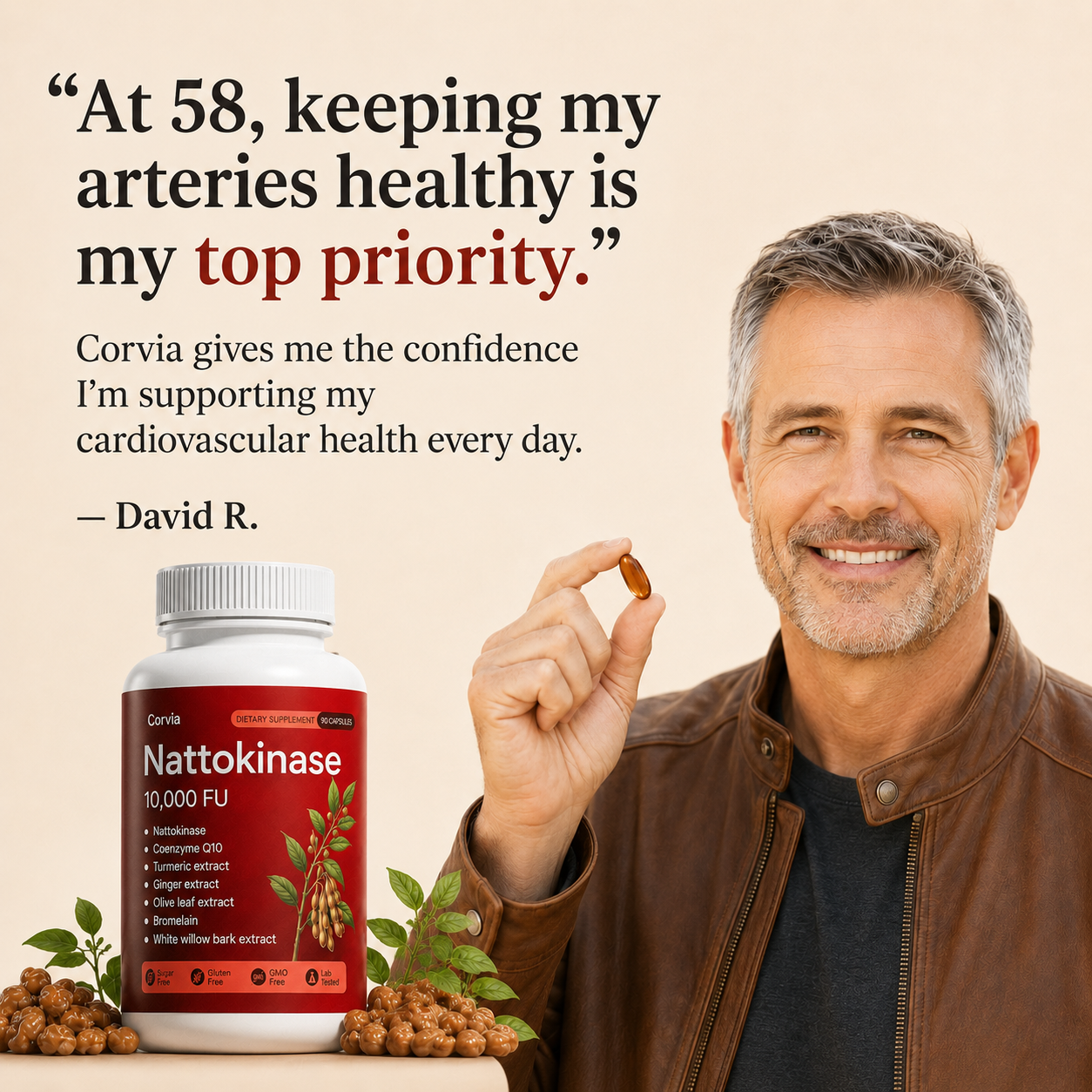 Nattokinase Softgels - 10,000 FU of Pure Circulation Support in Every Serving